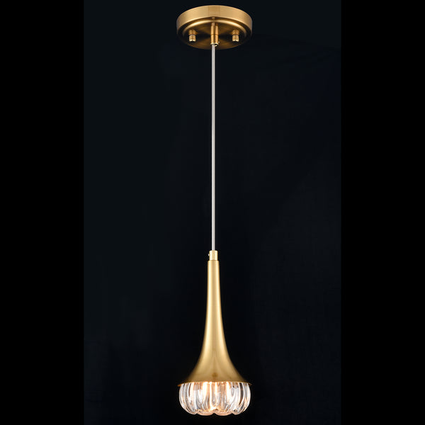 Modern Flower Crystal Pendant Light Fixture G9 Gold Pendant Light Kitchen Island